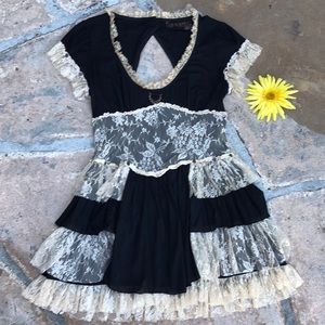 🌺 Vintage “Lip Service” Madonna-Style Dress M/L!!
